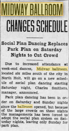 Midway Gardens (Midway Ballroom) - 1932 Article (newer photo)